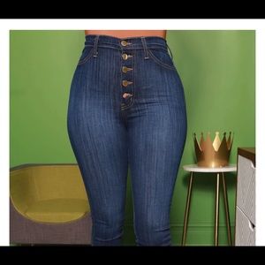 Deal Breaker Dark Wash High Rise Jeans 68% COTTON, 23.8% MODAL, 1.2% SPANDEX